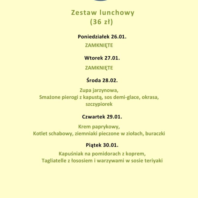 Lunch menu - Jakość robi r&oacute;żnicę